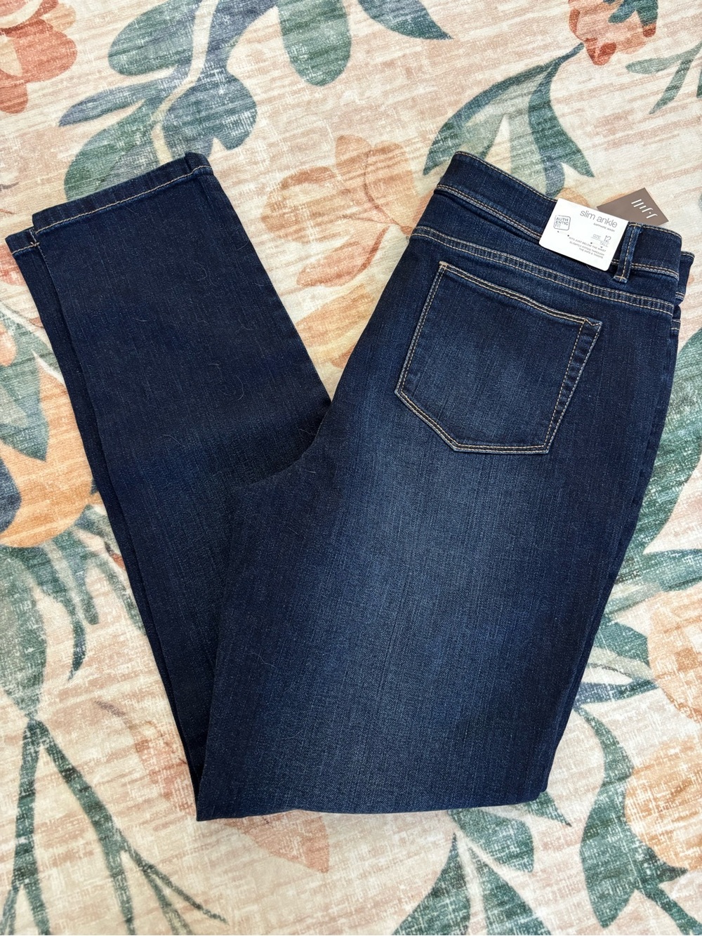 NWT J Jill 12T Authentic Fit Slim Ankle Jeans